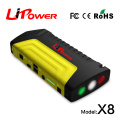 Li-polymer battery portablec emergency car jump starter support jumping start 12V vehicles